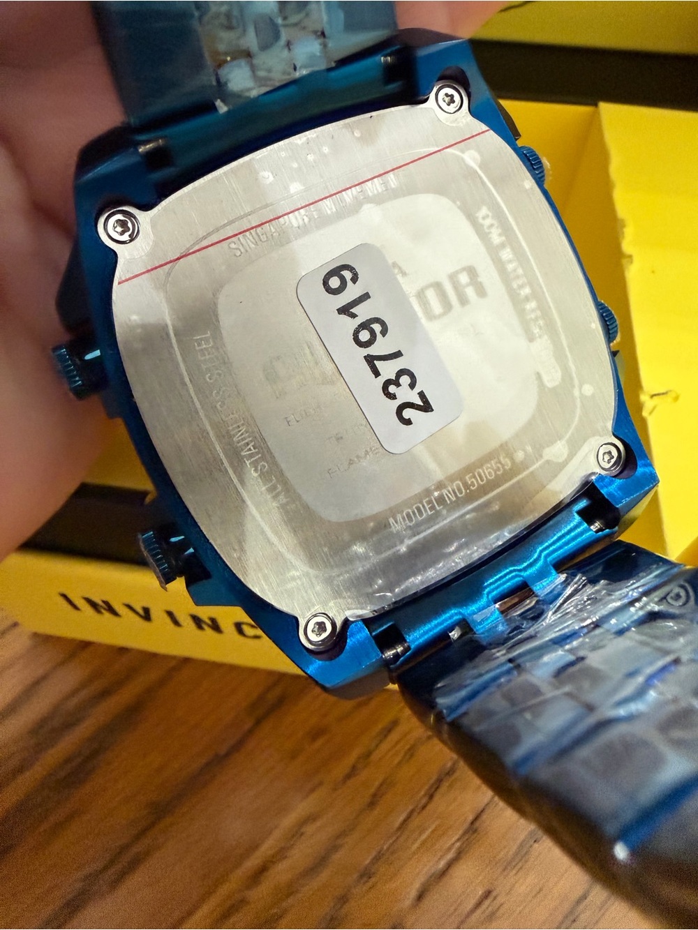 SALE! Invicta Coalition Forces Zulu Time Blue Watch FREE CASE - Picture 6 of 9